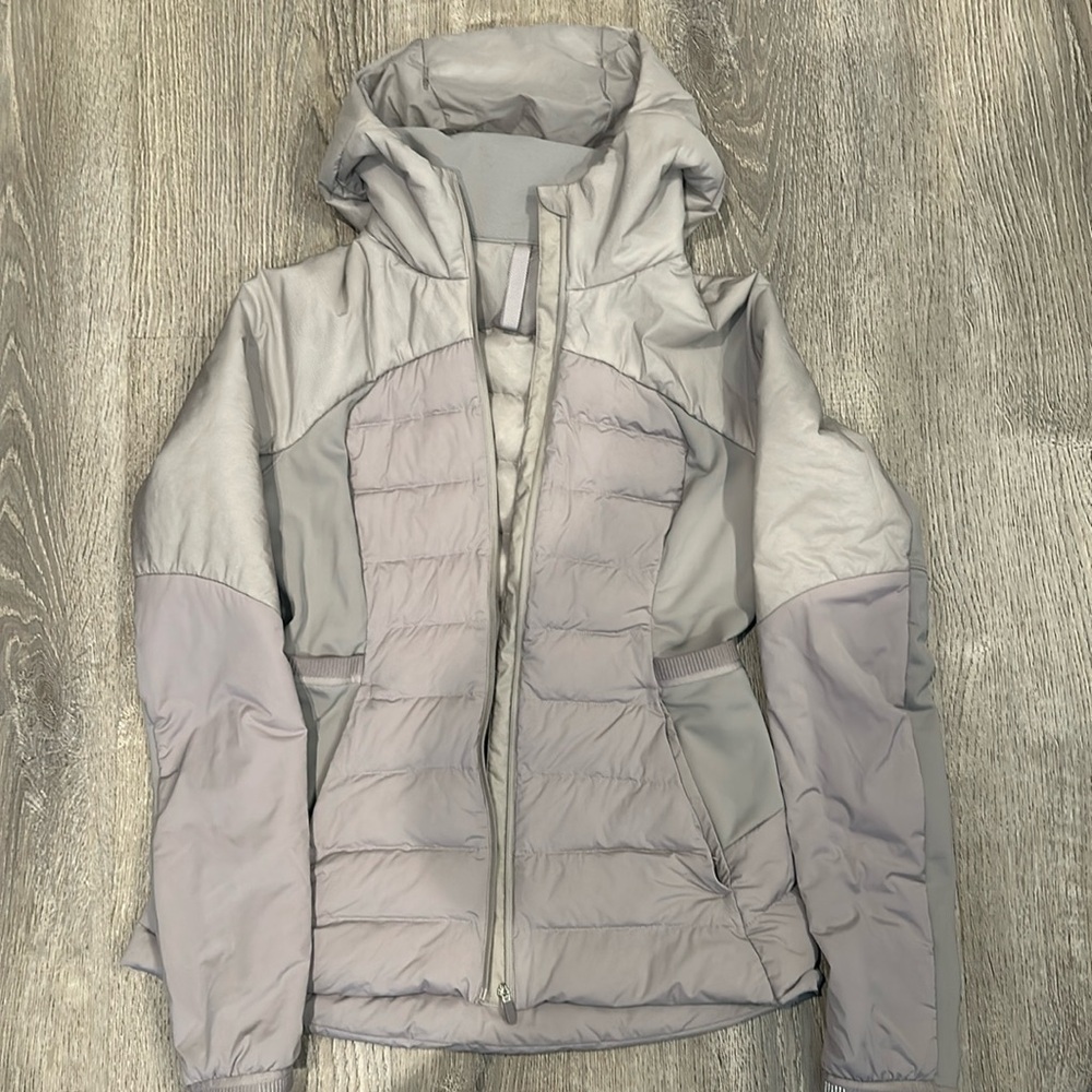 Lululemon jacket size 10 beige lightly used